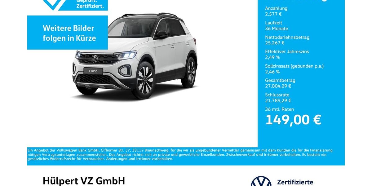VW T-Roc 9.197 km 27.833 &euro; Dortmund 44141