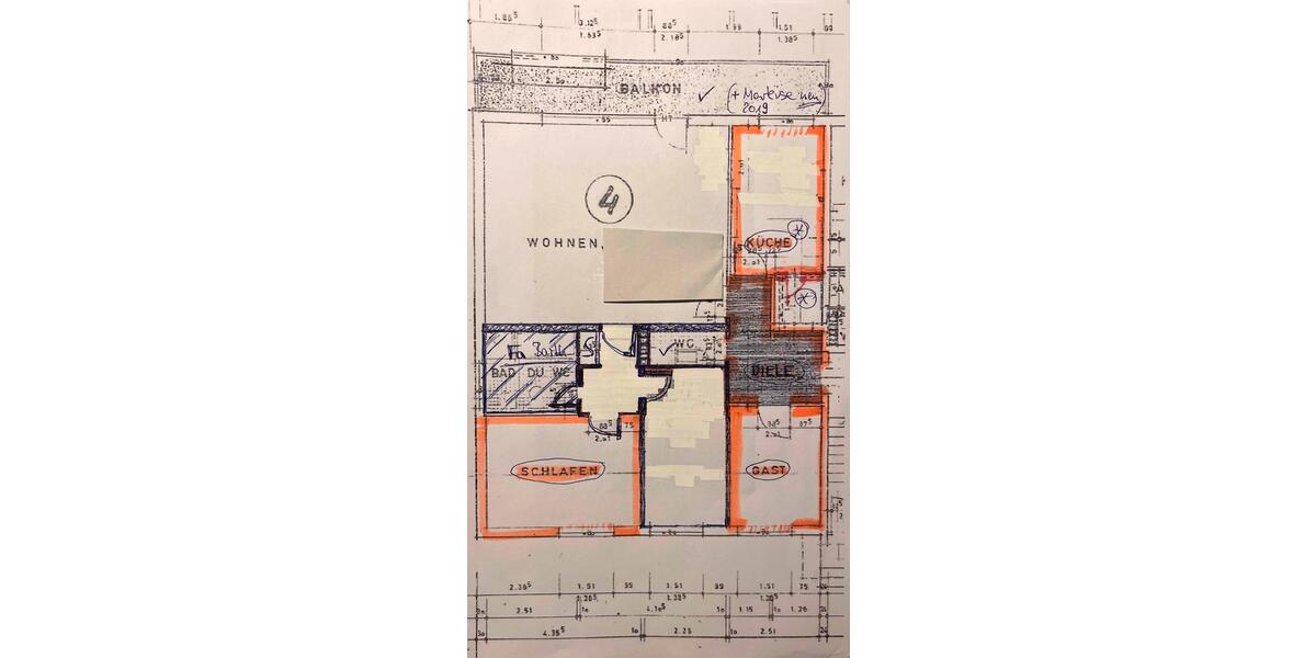 Etagenwohnung Essen Stadtbezirk VIII - 4 Zimmer, 101 m&sup2;, 355.000&euro; | Angebot:24347304