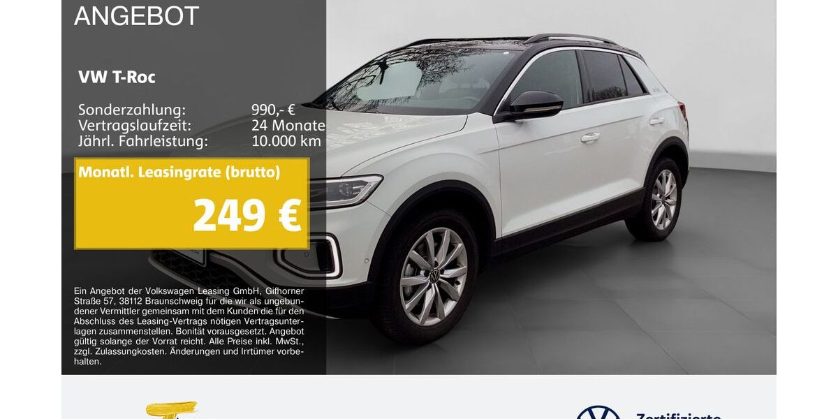 VW T-Roc 9.273 km 30.440 &euro; Castrop-Rauxel 44575