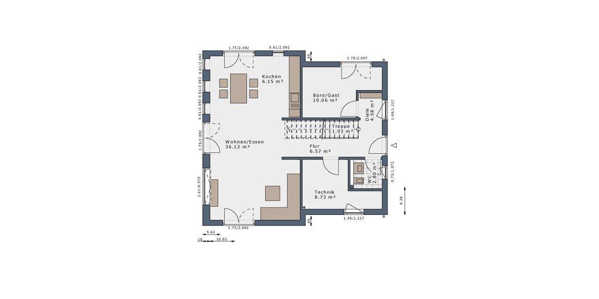 Einfamilienhaus Bochum Werne - 5 Zimmer, 140 m&sup2;, 1.900&euro; | Angebot:26665383