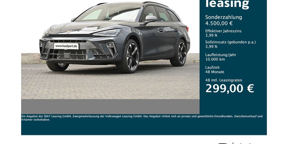 Cupra Leon 8.499 km 34.633 &euro; Dortmund 44269