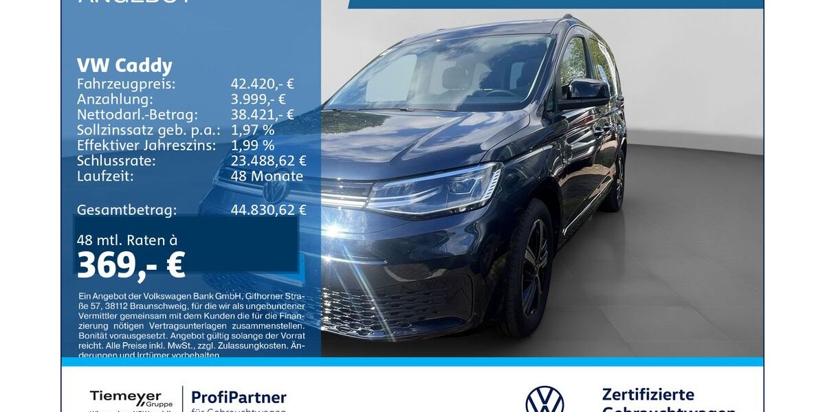 VW Caddy 4.298 km 42.420 &euro; Recklinghausen 45663