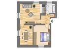 Etagenwohnung Essen Stadtbezirk VI - 2.5 Zimmer, 51 m&sup2;, 429&euro; | Angebot:11398675