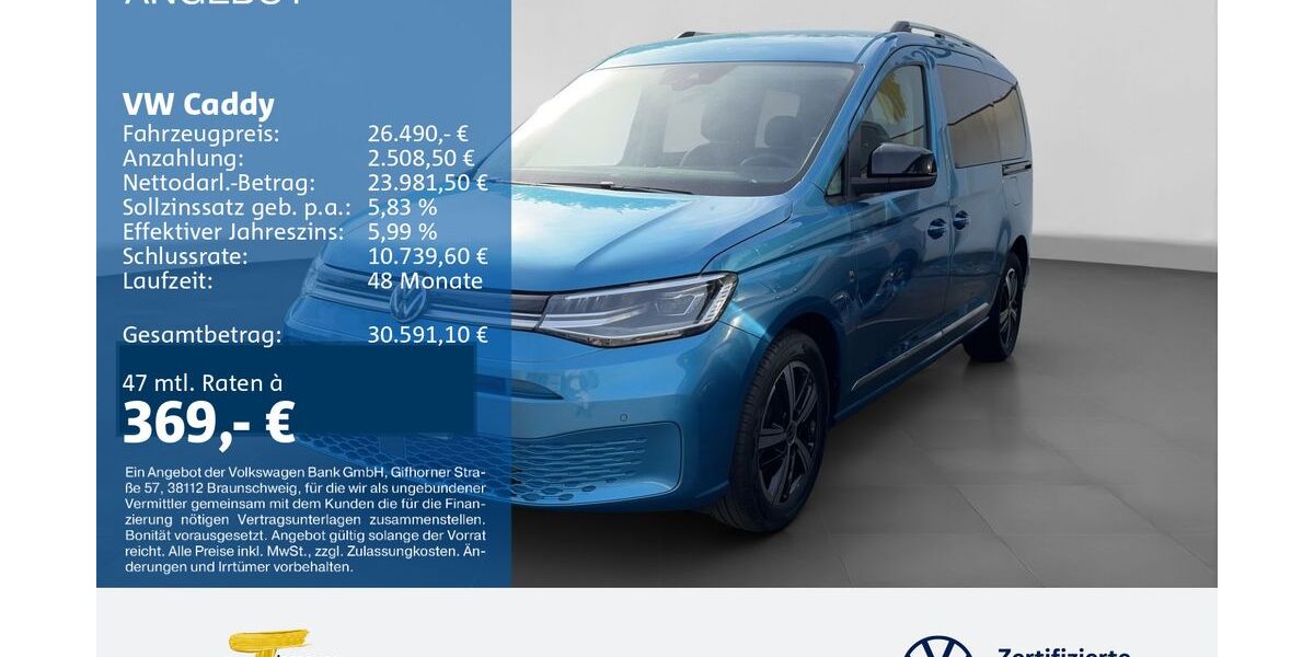 VW Caddy 89.538 km 26.490 &euro; Gelsenkirchen 45888