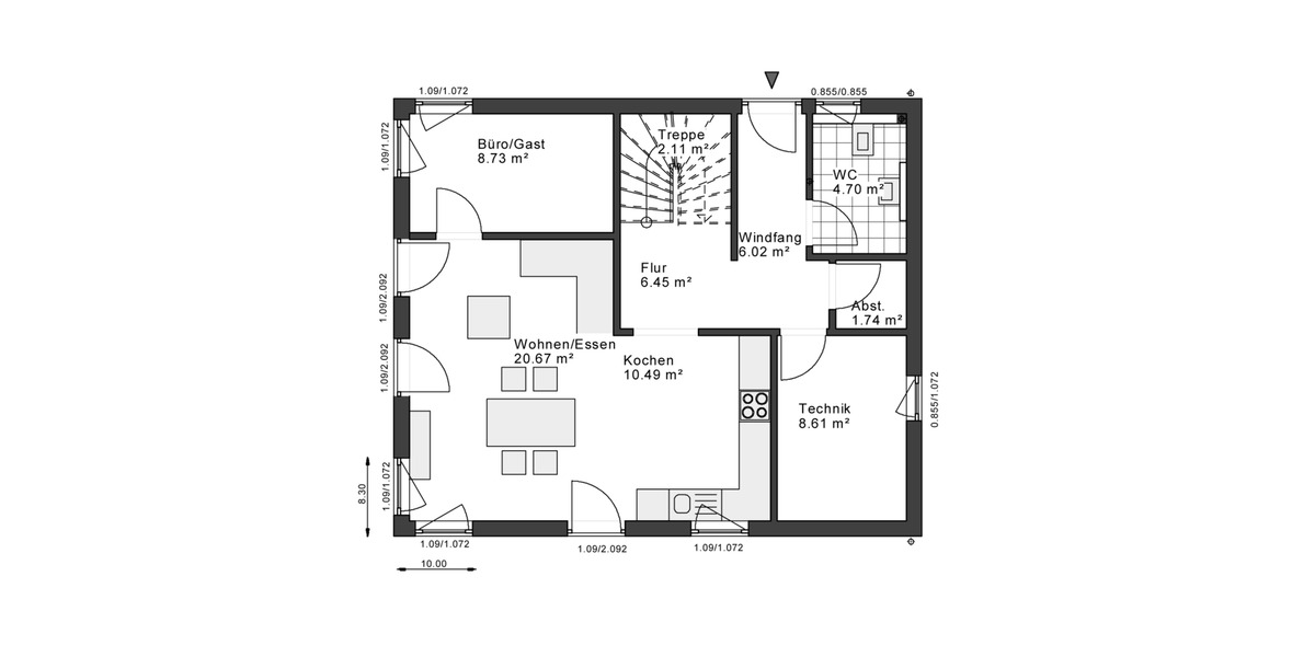Einfamilienhaus Gelsenkirchen Gelsenkirchen-Nord - 4 Zimmer, 140 m&sup2;, 1.900&euro; | Angebot:26396037
