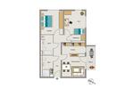Etagenwohnung Bochum Wiemelhausen - 3 Zimmer, 79 m&sup2;, 489&euro; | Angebot:26474904