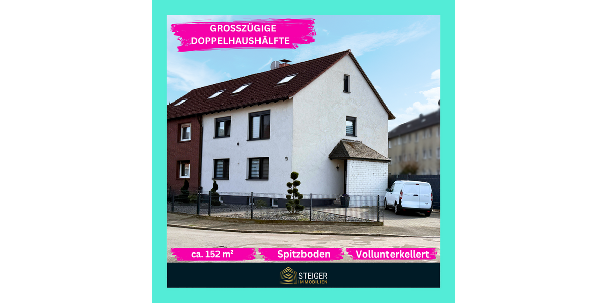 Einfamilienhaus Recklinghausen Grullbad - 6 Zimmer, 150 m&sup2;, 439.000&euro; | Angebot:24844043