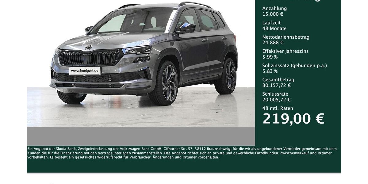 Skoda Karoq 3.500 km 39.888 &euro; Dortmund 44309