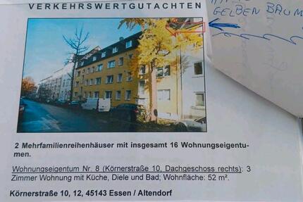 Wohnung Essen Stadtbezirk III - 3 Zimmer, 52 m&sup2;, 145.000&euro; | Angebot:25923869