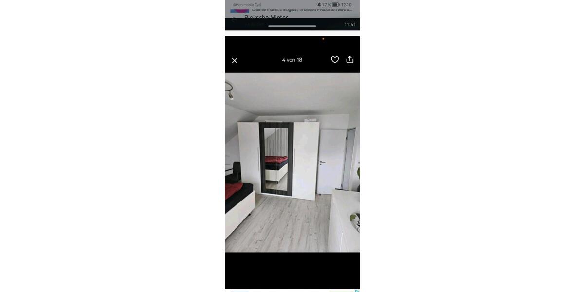 Dachgeschoßwohnung Selm - 1 Zimmer, 80 m&sup2;, 880&euro; | Angebot:25330967