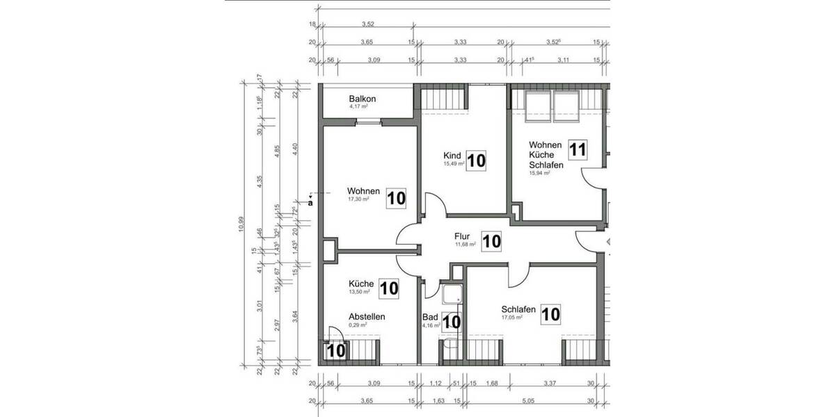 Etagenwohnung Schwerte Wandhofen - 3 Zimmer, 83 m&sup2;, 770&euro; | Angebot:26450883