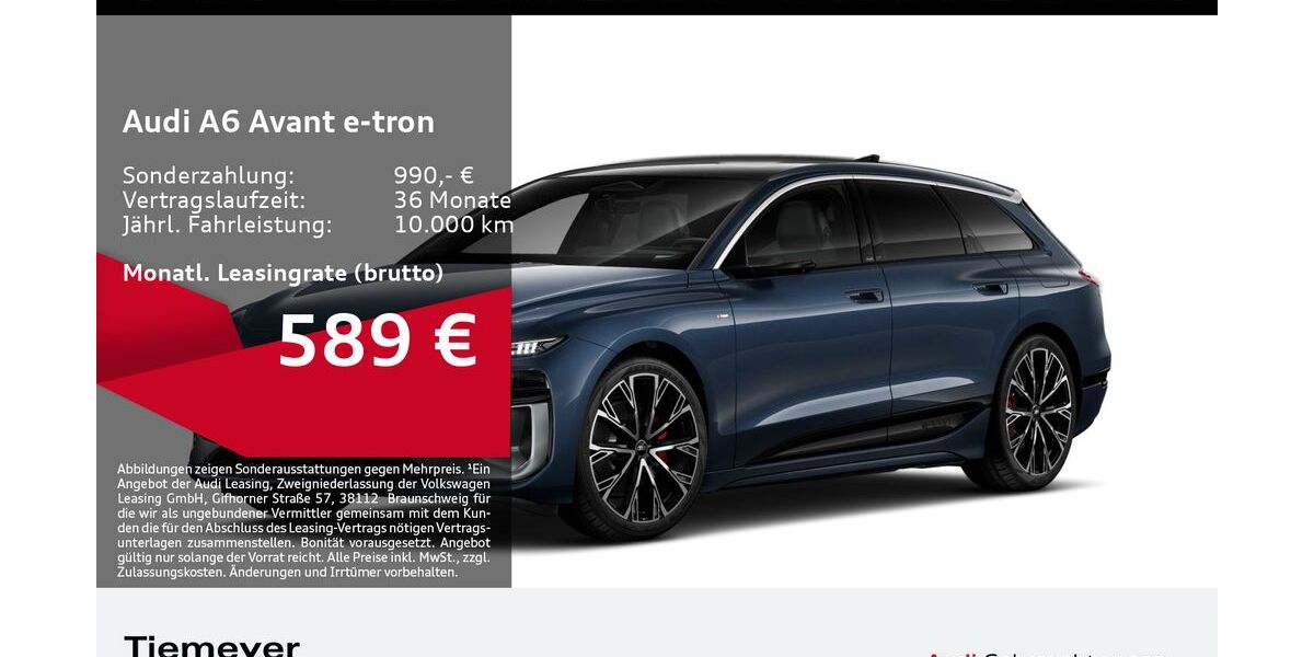 Audi A6 e-tron 14.289 km 63.620 &euro; Gelsenkirchen 45894