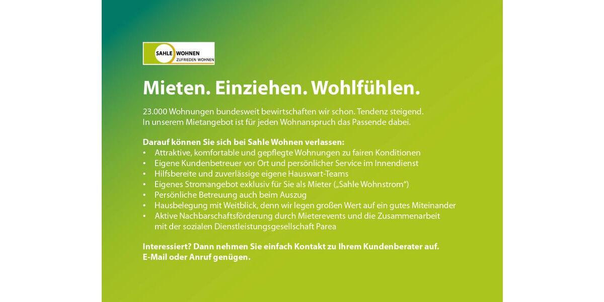 Erdgeschoßwohnung Essen Stadtbezirk VII - 2 Zimmer, 65 m&sup2;, 388&euro; | Angebot:26423986