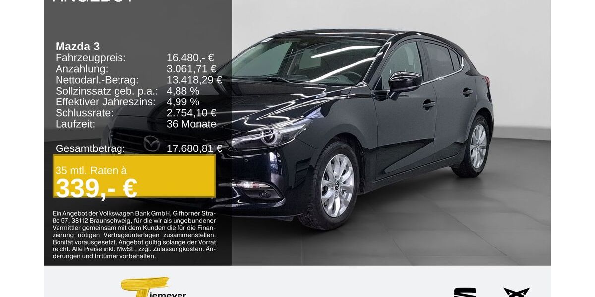 Mazda 3 54.778 km 16.480 &euro; Bochum 44809