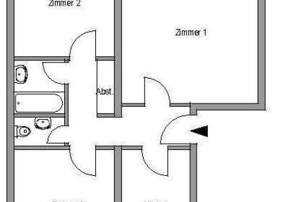 Wohnung Wuppertal Hinterdohr - 3 Zimmer, 76 m&sup2;, 570&euro; | Angebot:26570788