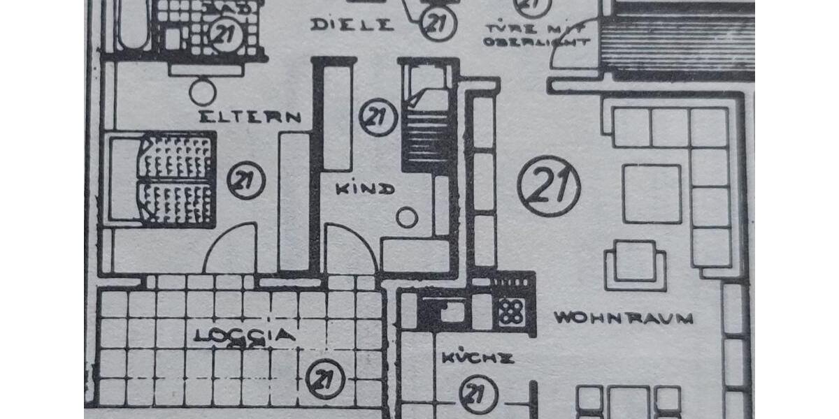 Etagenwohnung Wuppertal Sedansberg - 3.5 Zimmer, 74 m&sup2;, 179.000&euro; | Angebot:26565979