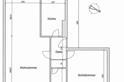 Wohnung Bottrop Stadtmitte - 2 Zimmer, 77 m&sup2;, 565&euro; | Angebot:26456001