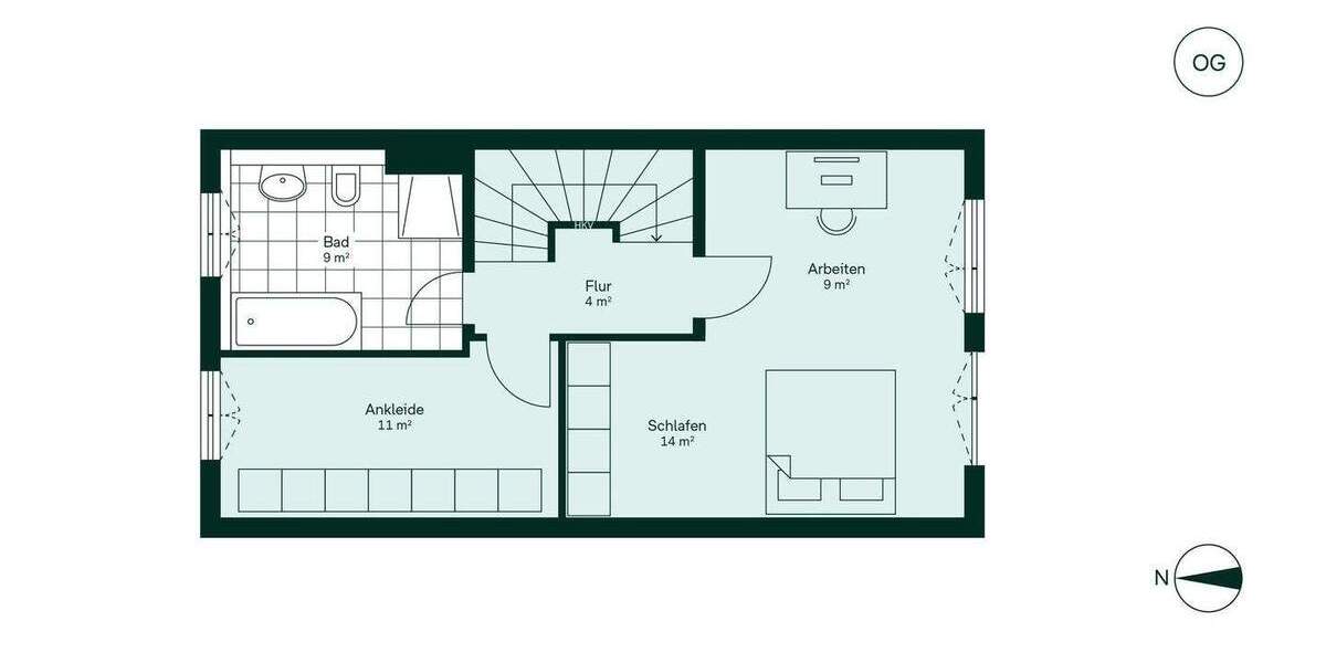 Reihenmittelhaus Heiligenhaus Mitte - 4 Zimmer, 142 m&sup2;, 599.900&euro; | Angebot:25664185