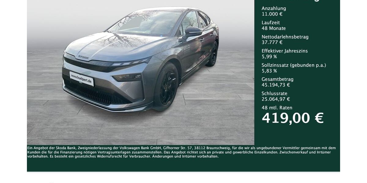 Skoda Enyaq 11.750 km 48.777 &euro; Dortmund 44269