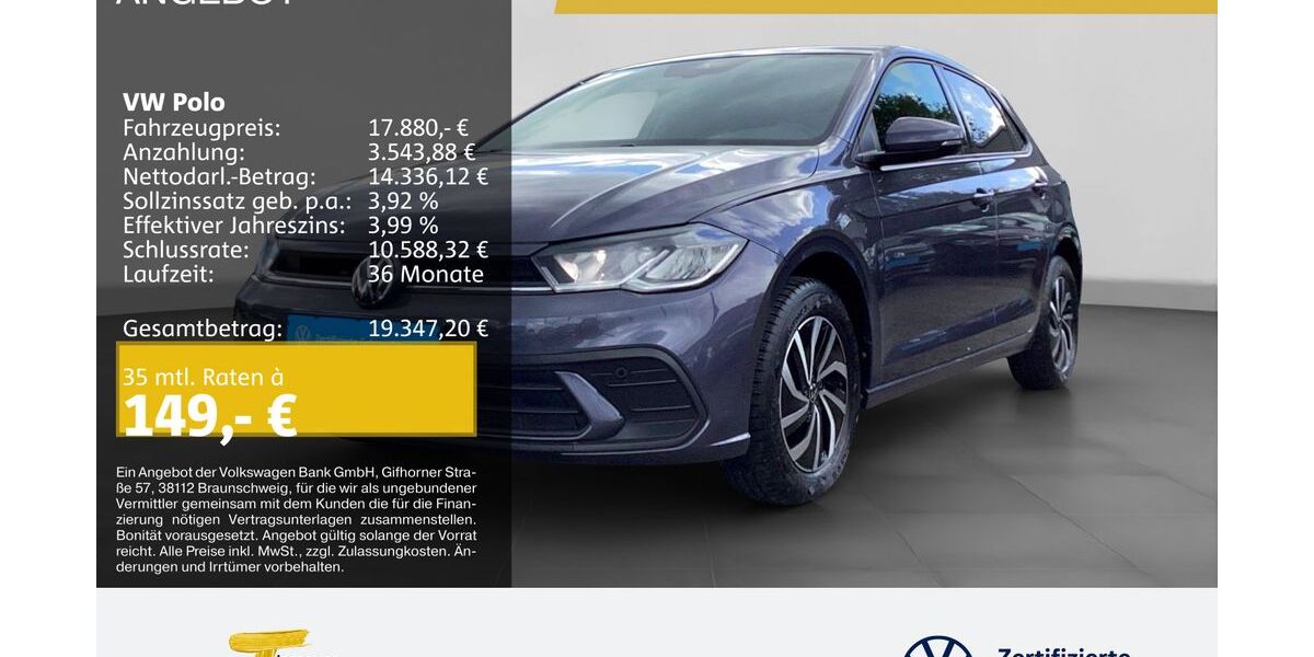 VW Polo 11.328 km 17.880 &euro; Herne 44653