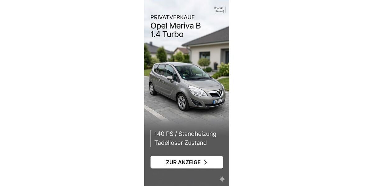 Opel Meriva 150.000 km 5.499 &euro; Gladbeck 45964
