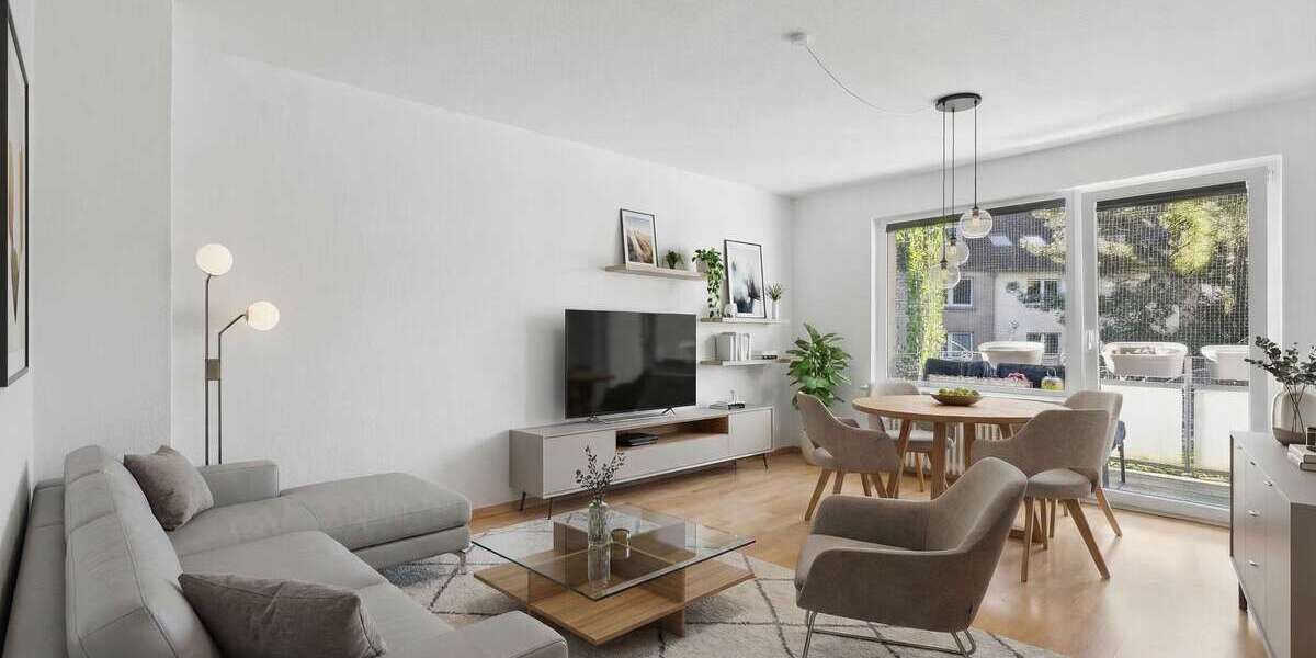 Etagenwohnung Essen Huttrop - 3 Zimmer, 95 m&sup2;, 209.000&euro; | Angebot:26082855