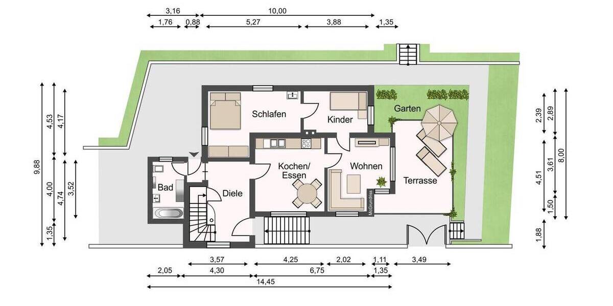 Einfamilienhaus Wetter (Ruhr) / Volmarstein Volmarstein - 5 Zimmer, 140 m&sup2;, 250.000&euro; | Angebot:26502341