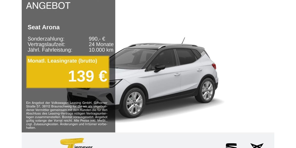 Seat Arona 19.189 km 22.880 &euro; Bochum 44809