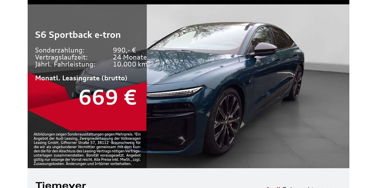 Audi S6 e-tron 19.025 km 82.890 &euro; Gelsenkirchen 45894