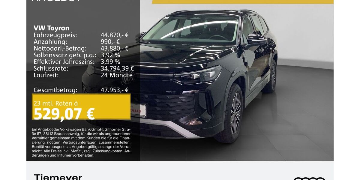 VW Tayron 11.715 km 42.870 &euro; Bochum 44809
