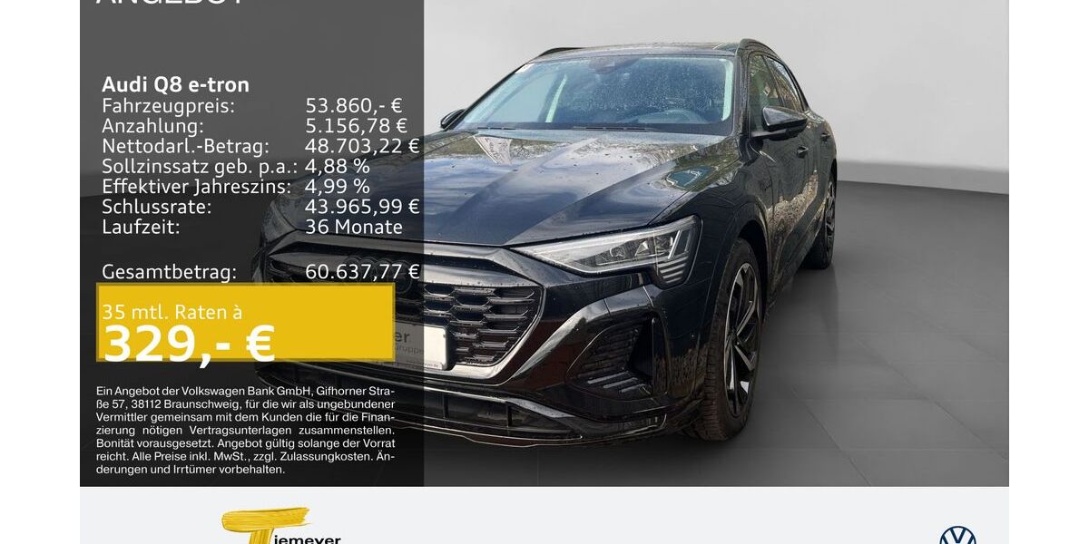 Audi Q8 e-tron 47.339 km 53.860 &euro; Recklinghausen 45663