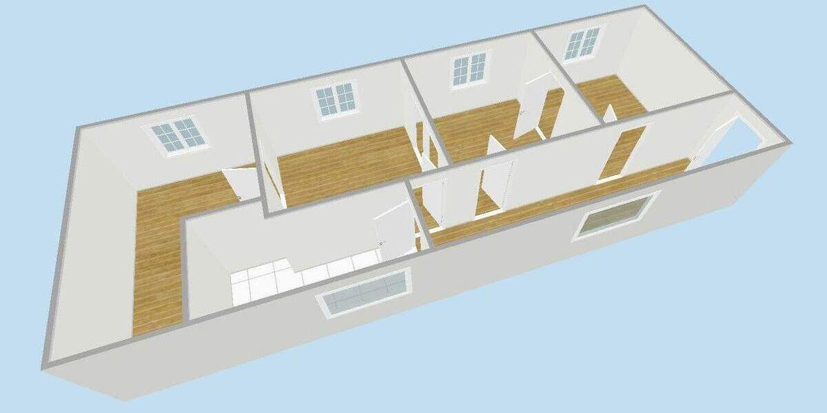 Etagenwohnung Wuppertal Barmen - 3 Zimmer, 79 m&sup2;, 125.000&euro; | Angebot:25664962