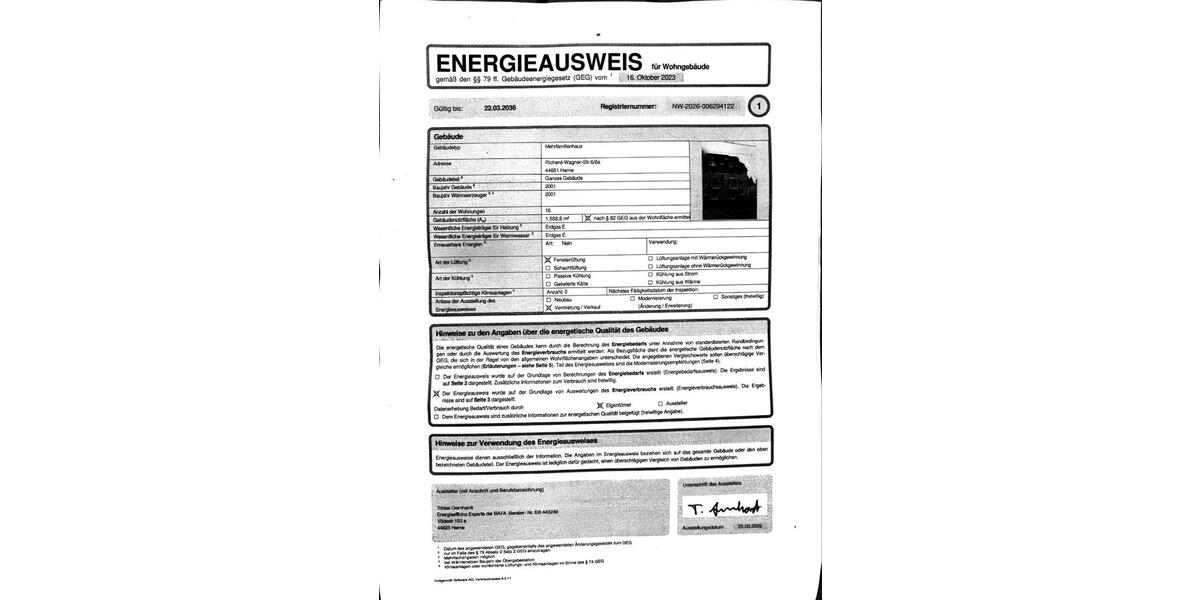 Etagenwohnung Bochum Bochum-Mitte - 3.5 Zimmer, 84 m&sup2;, 190.000&euro; | Angebot:26995095