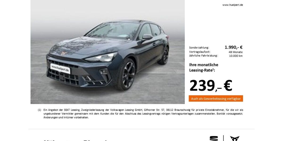 Cupra Leon 7.577 km 31.547 &euro; Dortmund 44269