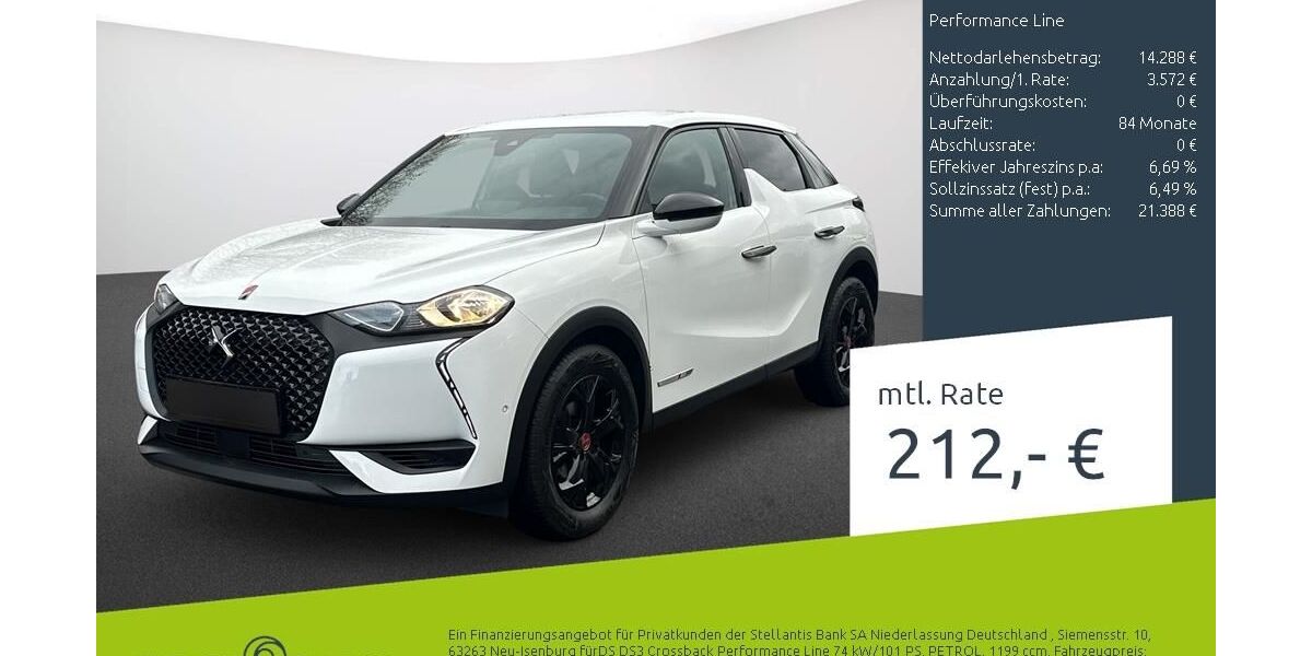 DS Automobiles DS3 Crossback 31.689 km 17.490 &euro; Dortmund 44263