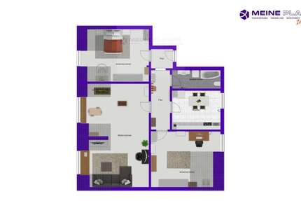 Wohnung Wuppertal / Arrenberg Arrenberg - 3 Zimmer, 90 m&sup2;, 695&euro; | Angebot:27230127