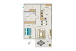 Etagenwohnung Bochum Bochum-Nord - 2 Zimmer, 71 m&sup2;, 941&euro; | Angebot:25995655