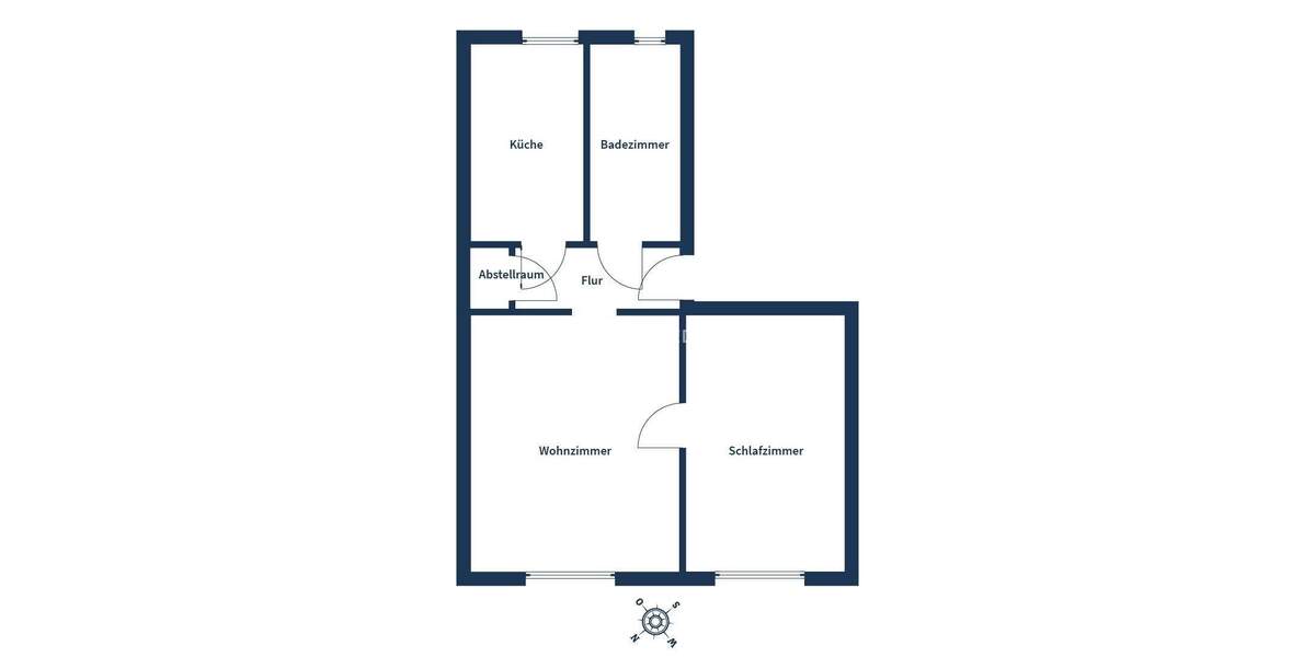 Etagenwohnung Herne Wanne-Süd - 2 Zimmer, 45 m&sup2;, 59.000&euro; | Angebot:25694310