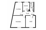 Etagenwohnung Essen Stadtbezirk VI - 3.5 Zimmer, 63 m&sup2;, 629&euro; | Angebot:25881131