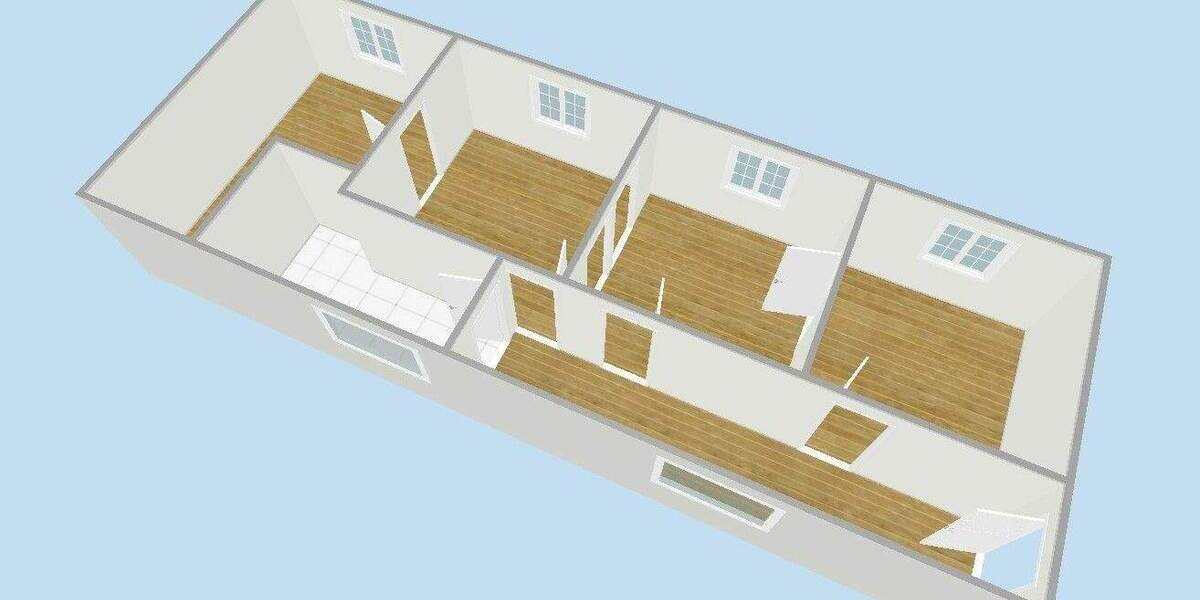 Etagenwohnung Wuppertal Barmen - 3 Zimmer, 79 m&sup2;, 125.000&euro; | Angebot:25664962