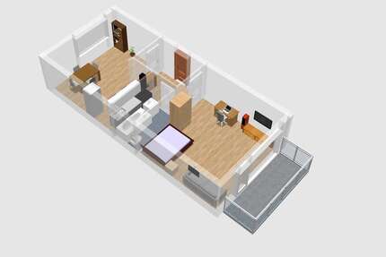 Wohnung Herne Altenhöfen - 2.5 Zimmer, 52 m&sup2;, 425&euro; | Angebot:26008972