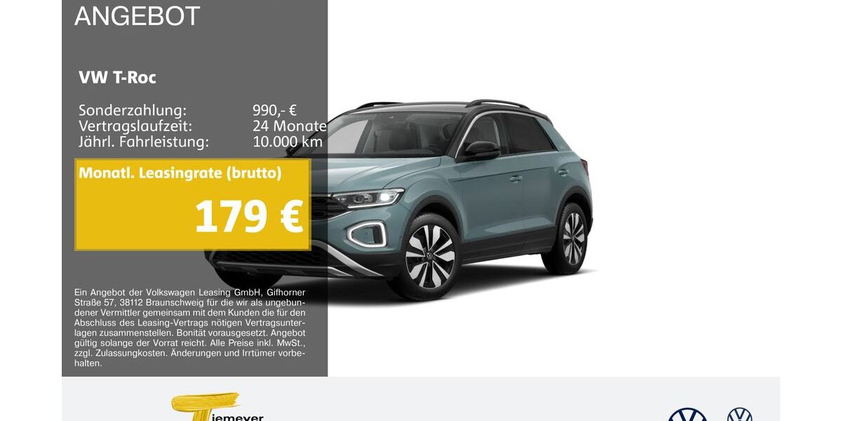 VW T-Roc 10.686 km 28.860 &euro; Marl 45770