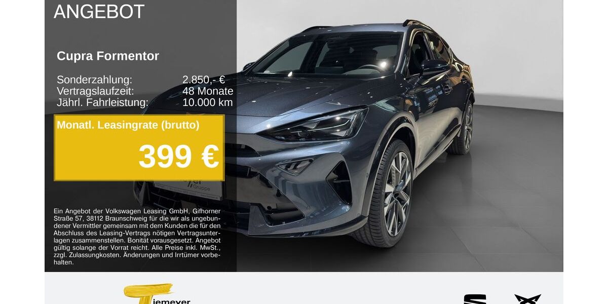 Cupra Formentor 5.999 km 41.390 &euro; Oberhausen 46145