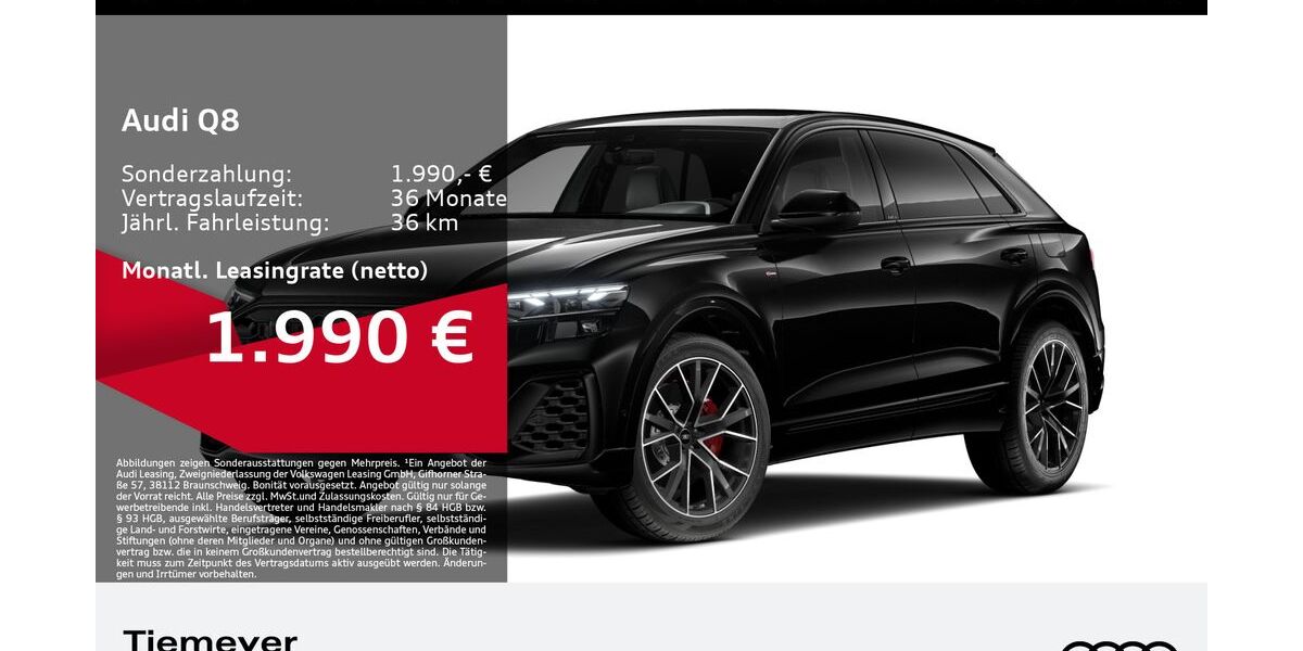 Audi Q8 4.999 km 101.889 &euro; Bochum 44892