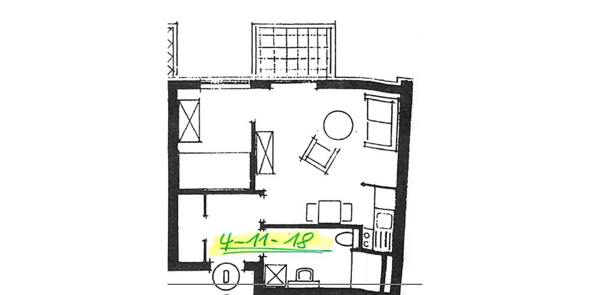 Etagenwohnung Dorsten Altstadt - 1 Zimmer, 35 m&sup2;, 480&euro; | Angebot:25715707