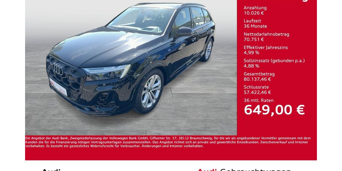Audi Q7 9.822 km 80.777 &euro; Dortmund 44143