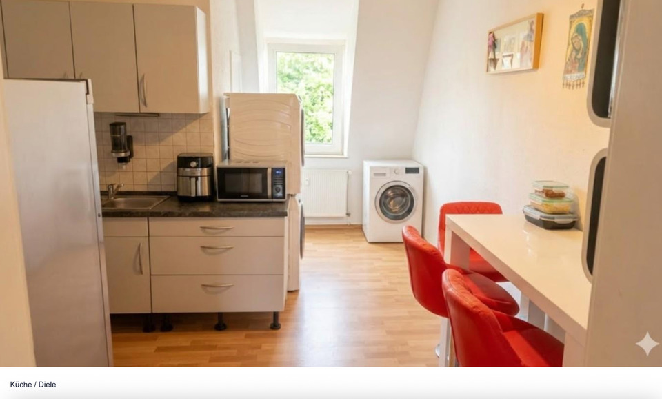 Dachgeschoßwohnung Wuppertal Gemarkung Langerfeld - 2 Zimmer, 49 m&sup2;, 400&euro; | Angebot:25613639