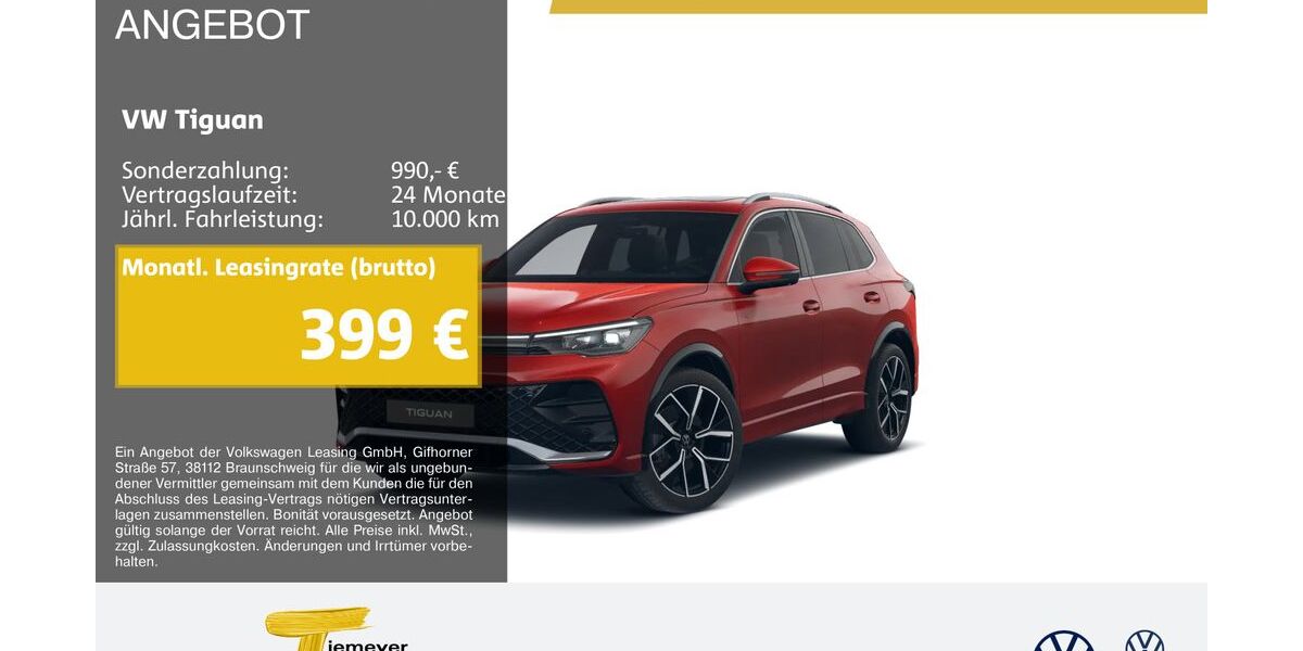 VW Tiguan 5.895 km 47.990 &euro; Marl 45770