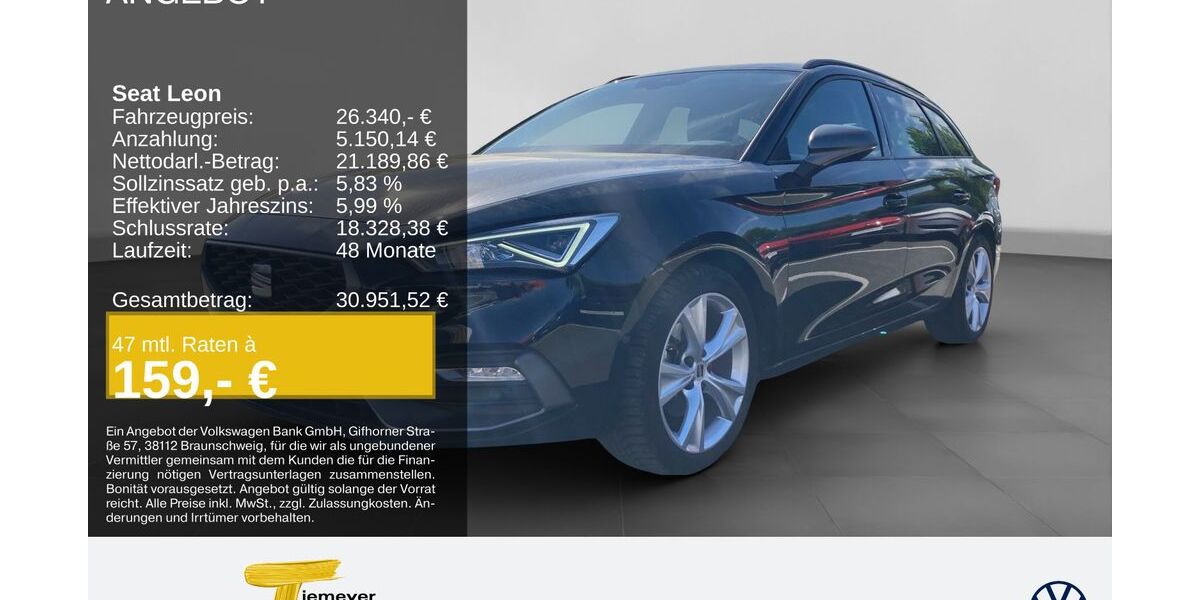 Seat Leon 29.422 km 26.340 &euro; Bochum 44892