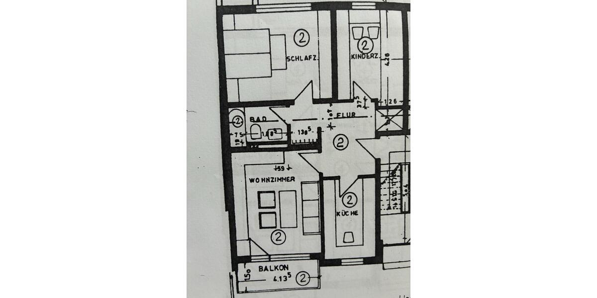 Etagenwohnung Herne Altenhöfen - 3 Zimmer, 79 m&sup2;, 660&euro; | Angebot:24787037